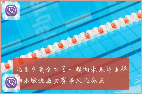 北京冬奥会口号一起向未来与吉祥物冰墩墩成为赛事文化亮点
